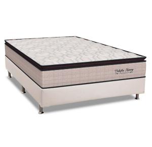 Conjunto Box Colchão Memory HP mais Cama Casal Orthoflex  138x188x030