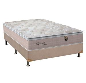 Conjunto Box Colchão  Pleasure Space mais Cama Casal - 138x188x033